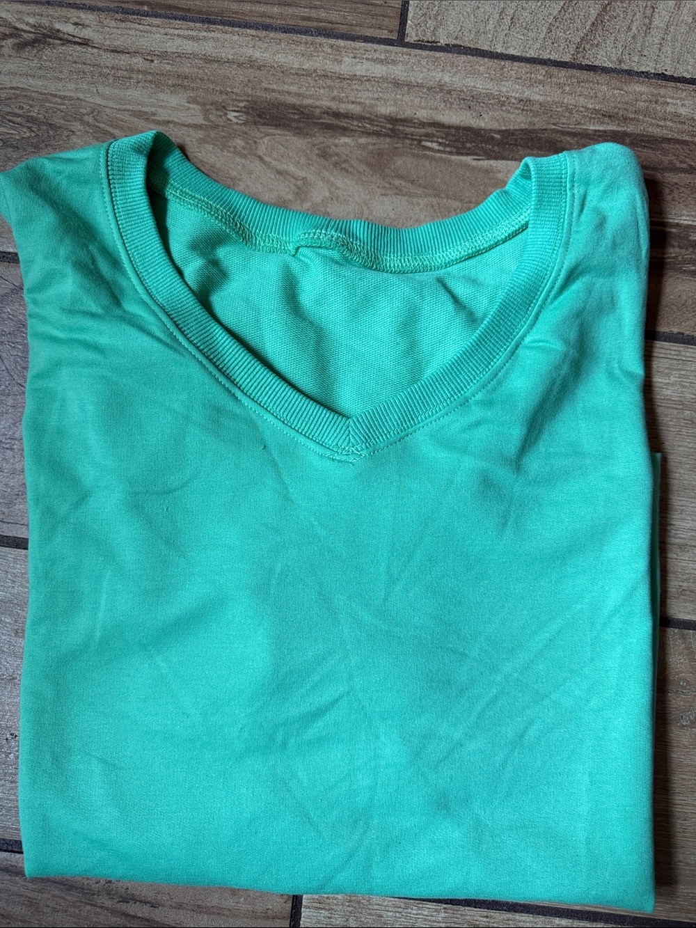 V-Neck Women's Top in Green